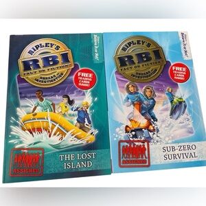 Ripley's RBI Books - The Lost Island & Sub-Zero Survival